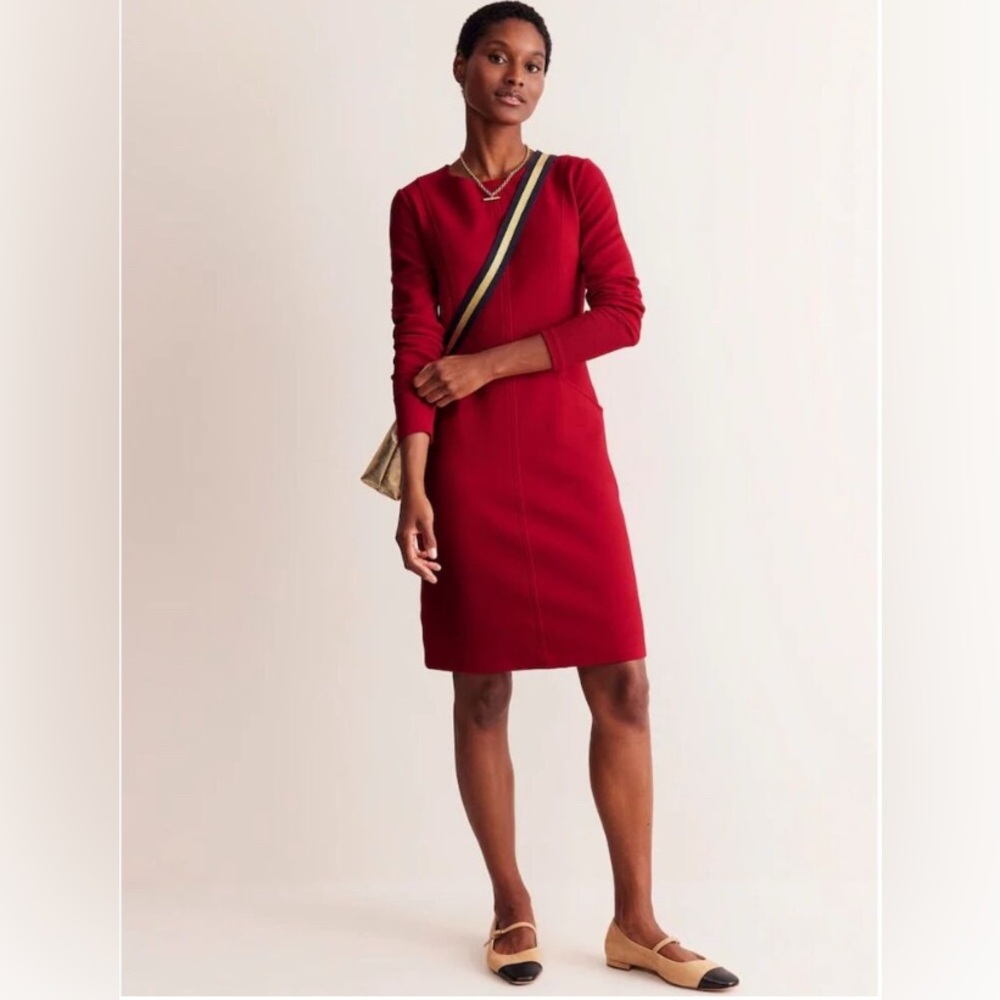 BODEN Ellen Ottoman Long Sleeve Knit Dress (US) 6R‎